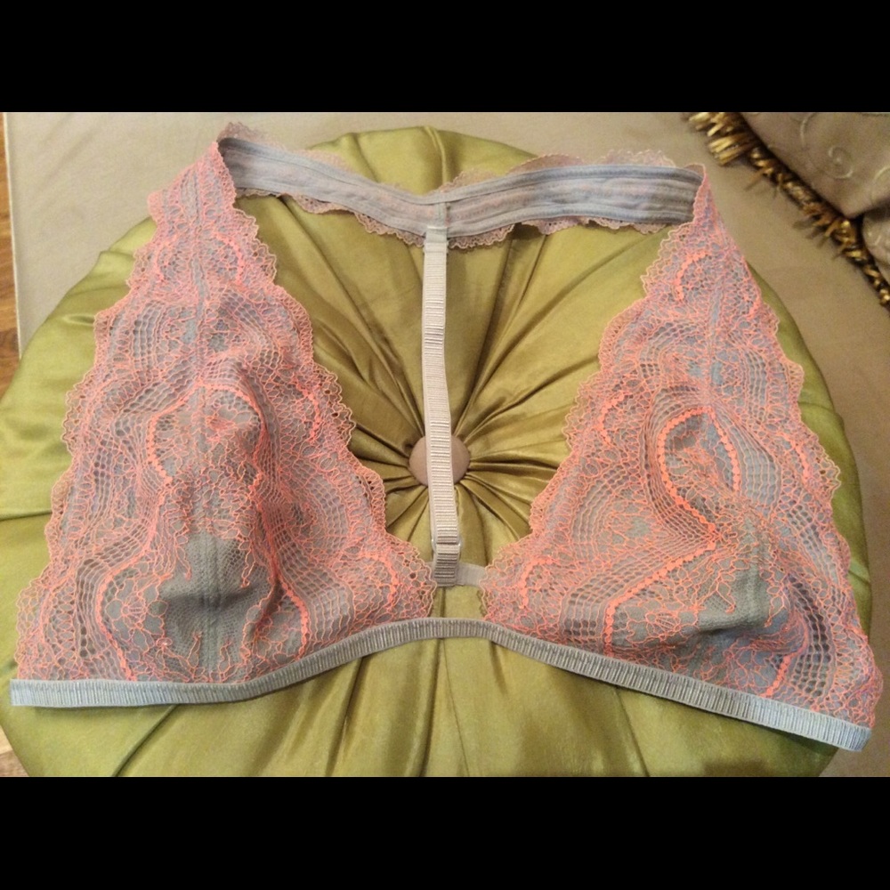 Free People lace Halter Bralette M - Picture 3 of 8